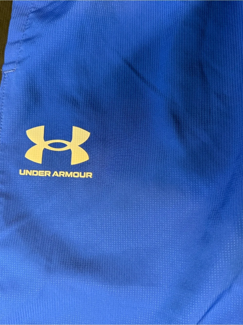 Under Armour Royal‎ Blue Track Pants with Black Side Stripes